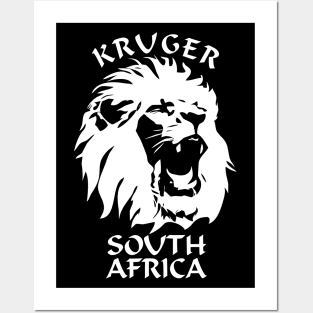 Kruger National Park | Lion Face Posters and Art